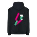 Sweat à Capuche Oversize NOIR Eclair Gonflante