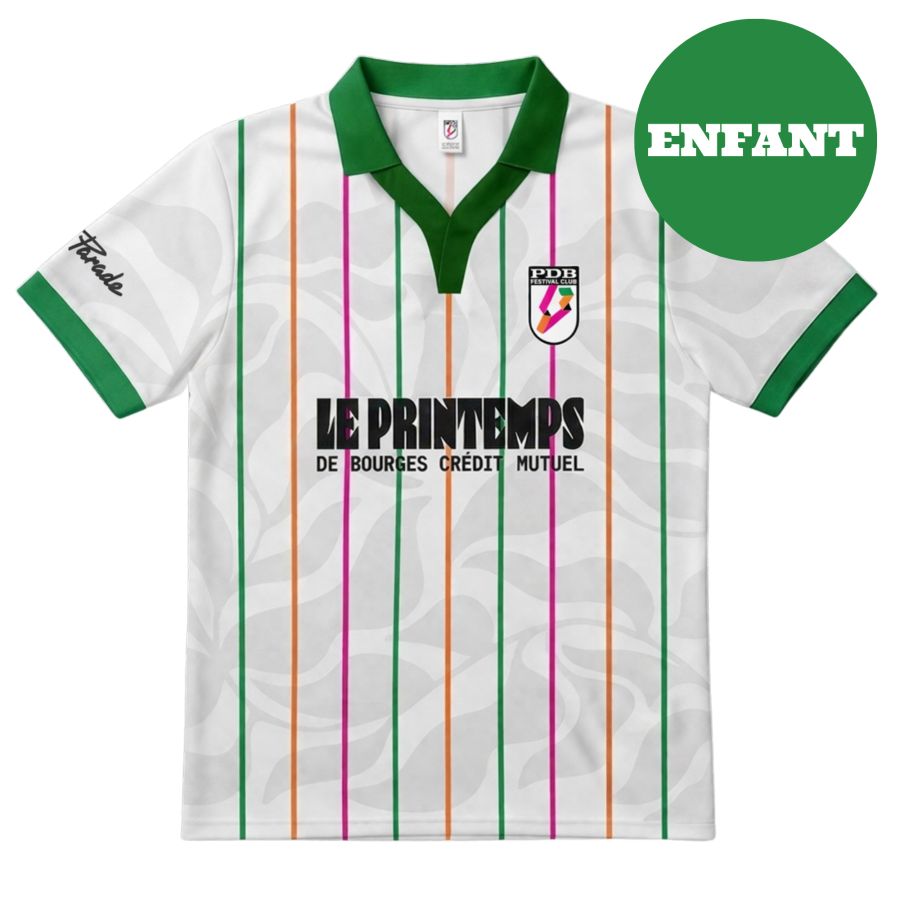 Maillot Enfant style football Printemps de Bourges Crédit Mutuel 2026 – 50e édition